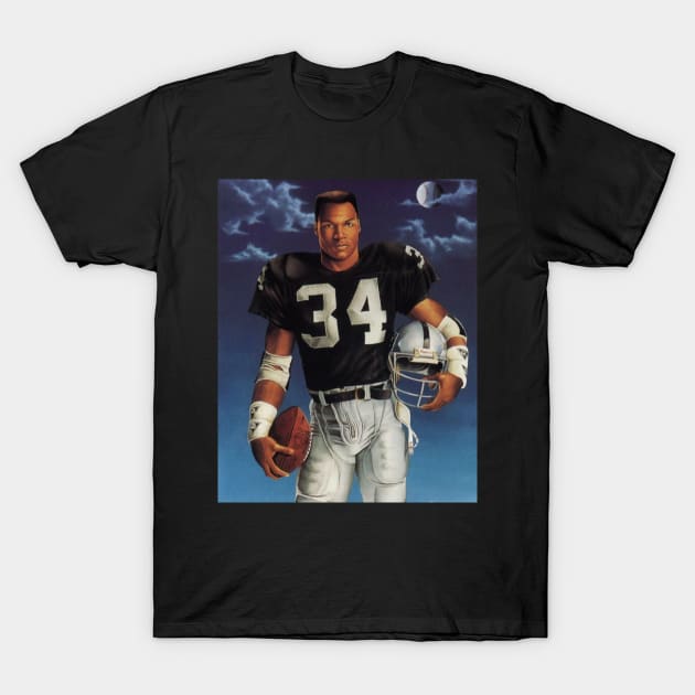 Bo Jackson Raiders Art T-Shirt by capognad